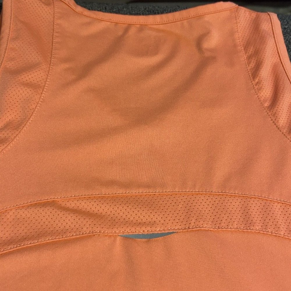 BCG Size S Womens Tank Top V-Neck Coral Stretch Active Running Yoga - Picture 5 of 9